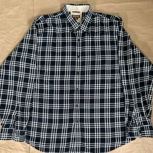 Michael Kors Black  and White Checkered plaid Shirt